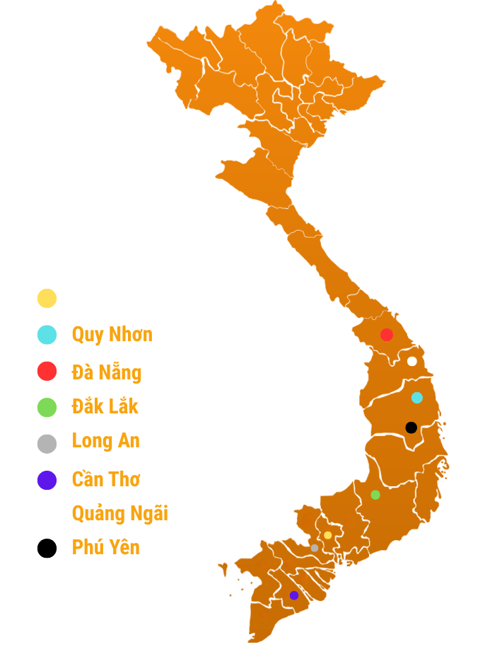 bản đồ chi nhánh